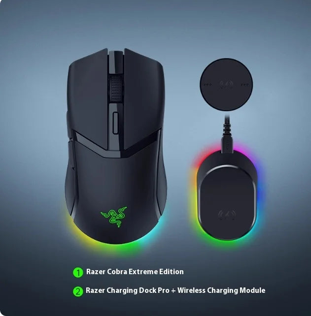 Razer Cobra Series Professional Edition Colorful Esports Small Hand Poison Viper Mini Wireless Mouse