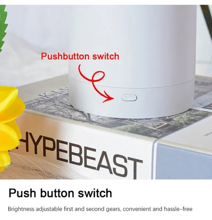 3 LED Night Light Rechargeable Sunflower Lights Interior Lighting Bedroom Bedside Desktop Decoration Table Lamp Night Lamps