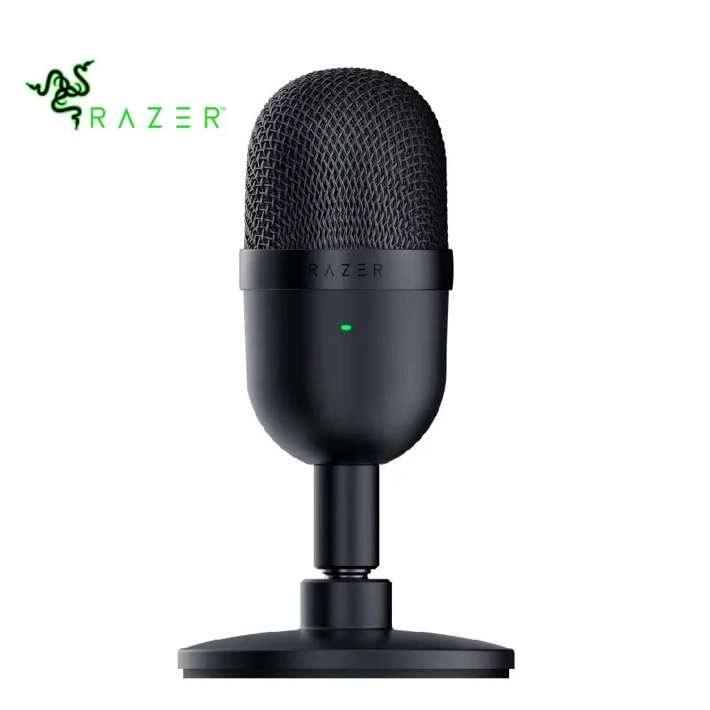 Razer Seiren Mini USB Condenser Microphone Ultra-compact Streaming Microphone with Super cardioid Pickup Pattern