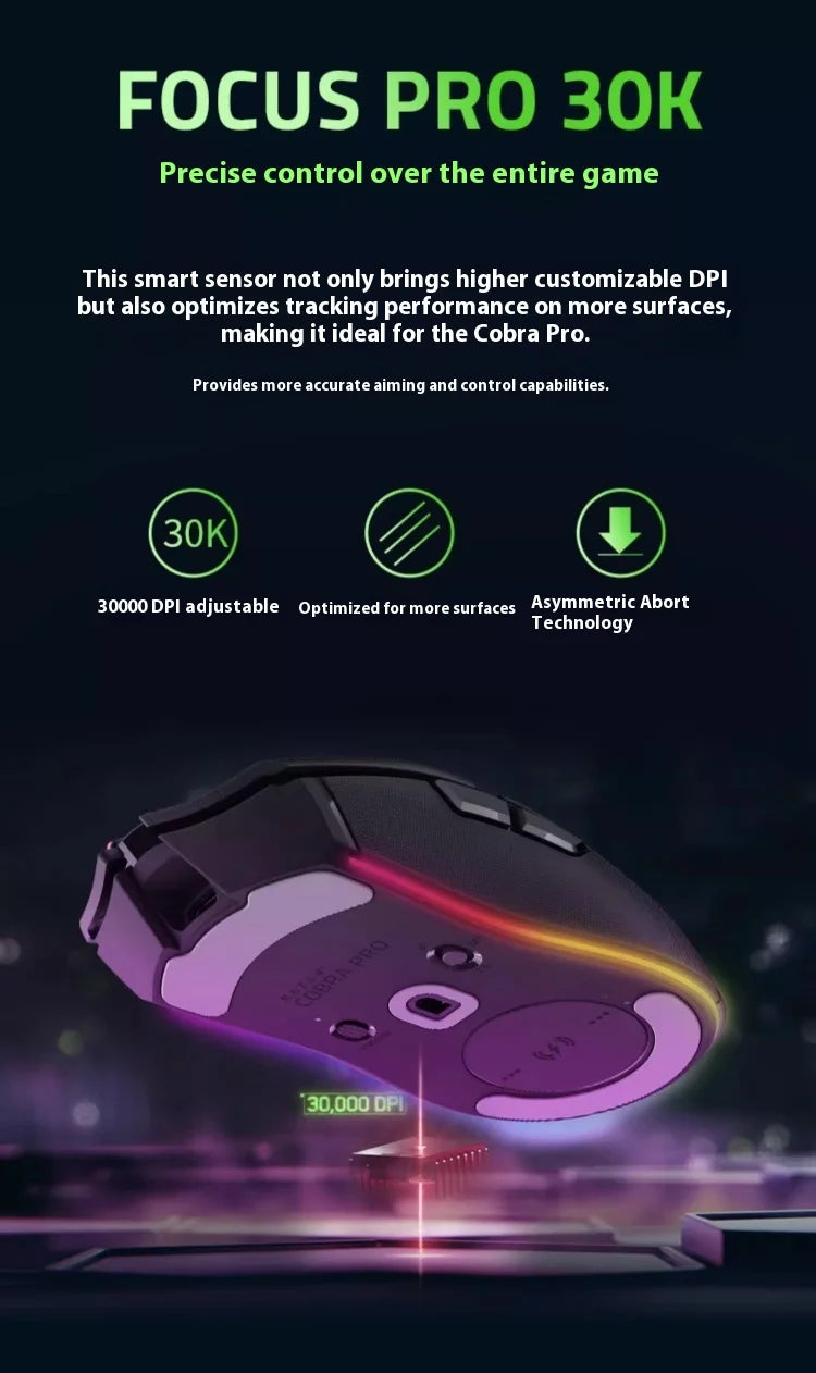 Razer Cobra Series Professional Edition Colorful Esports Small Hand Poison Viper Mini Wireless Mouse